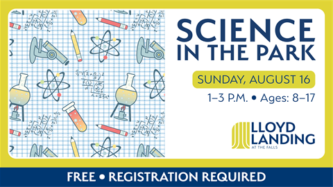 Science in the Park Graphic