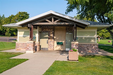 Restrooms at Falls Park