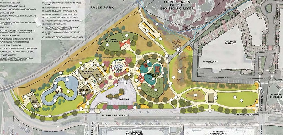 Map of Jacobson Plaza